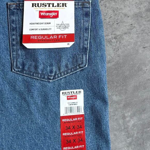 Vintage Y2K Brand New Rustler Essential Levi’s Style Denim Jeans - Picture 3 of 3